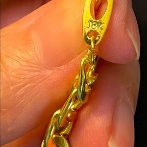 One 18K 30” chain &  2-24” gold plated chains